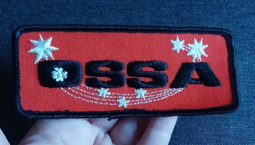 Vintage biker patch - biker, ossa